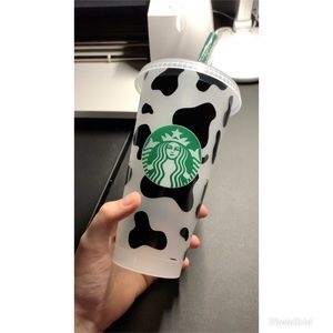 Cow Print Starbucks Cup
